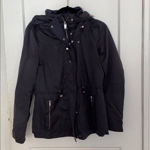 Zara Navy Blue Waterproof Jacket / Windbreaker